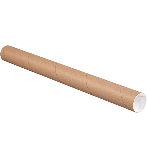 Kraft Mailing Tubes 2 x 18" Kraft Tube (50/Case)
