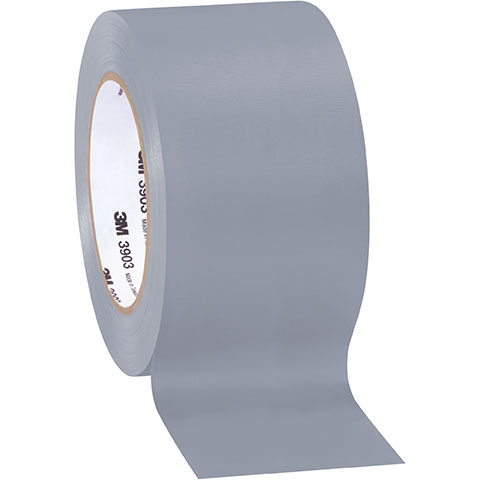 TapeCase 3M Duct Tape 3903 Converted - Gray Vinyl Rubber Adhesive Tape - 2 Inch X 50 Yard - Hand Tearable For Sealing & Repair