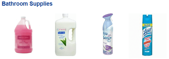 Bathroom Supply and Cleaning Products